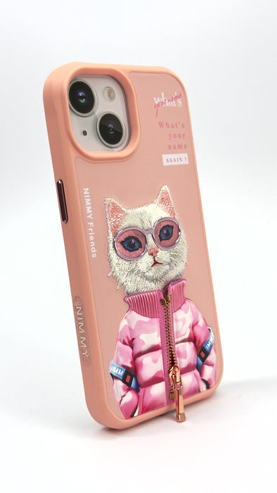 Nimmy Glasses Cute 2.0 White Rich and Beauty  Anti-Shock Case