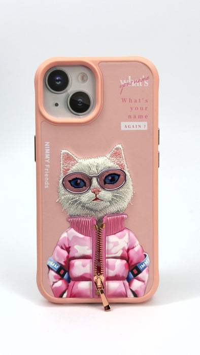 Nimmy Glasses Cute 2.0 White Rich and Beauty  Anti-Shock Case