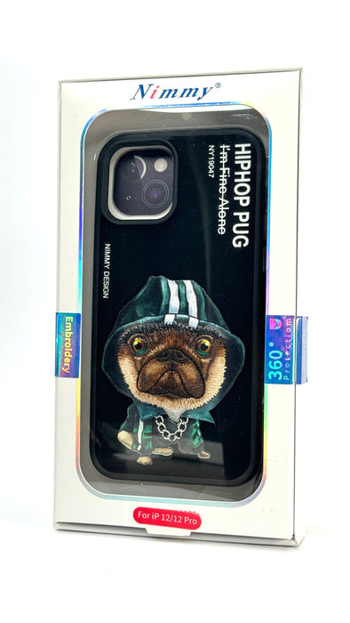 Nimmy Hiphop Pug iPhone Case with Short Strap