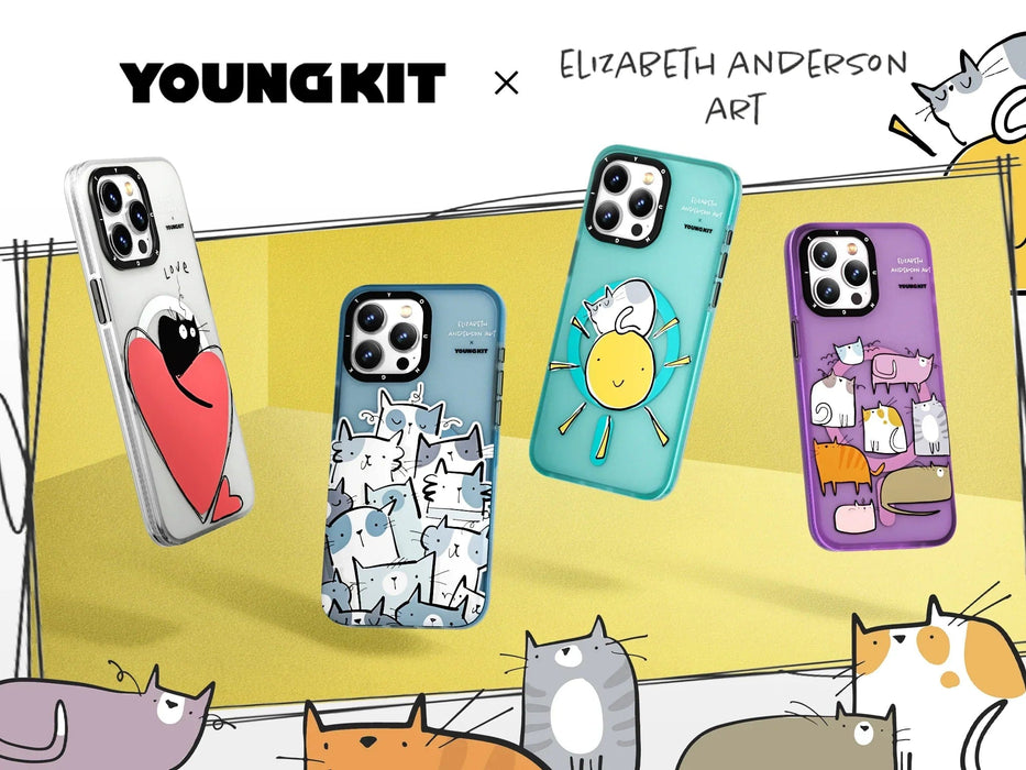 YOUNGKIT X Elizabeth Anderson Art MagSafe iPhone15 Pro Max Case